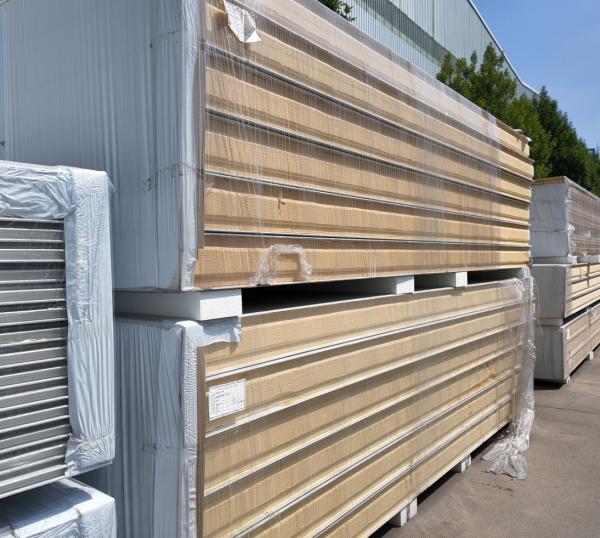 50/75/100/150/200mm Thickness PU Sandwich Wall Panel Lightweight and Fireproof