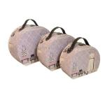 Cardboard Gift Printed Mini Suitcase Favor Box Packaging For Children Stationery