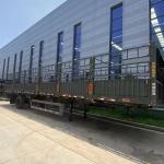 CIMC Three Axles Side Wall Trailer Stake Fence Cargo Semi Trailer Semi Truck