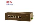 5 Port Fiber Optic Network Switch Industrial Grade Gigabit Fiber Switch