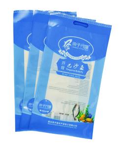 Wholesale 50-150 microns Three Side Seal Pouch Crayfish Frozen Food Packaging Bag from china suppliers