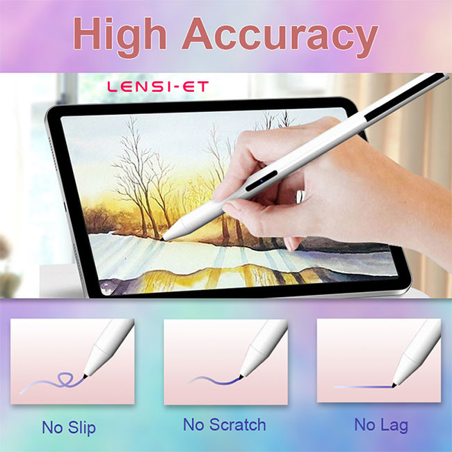 No Delay Tablet Stylus Pencil Aluminum Silicone Stylus Pen Officeworks