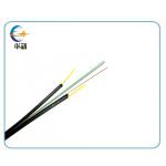 1 2 4 6 8 Core Optic Fibre Cable Indoor Fiber Optic Drop Cable With Steel Wire