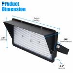 300W Waterproof LED Stadium Flood Lights Outdoor 39000LM 4000K Heavy-Duty