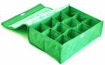 PP Non Woven Clothes Storage Boxes / Underwear Storage Organizer 12 Compartment