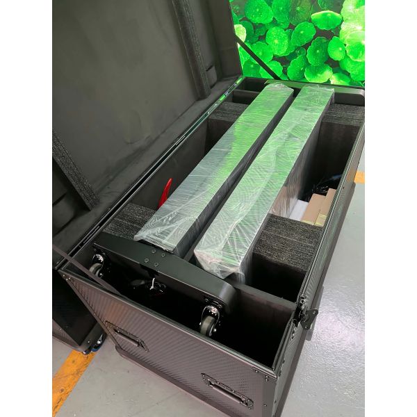 P1.538 Foldable Poster GOB LED Display for hotel airport exhibition Shop Advertising