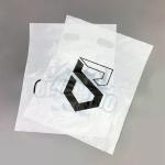 14x17 White Black Die-cut handle mailing bag, Plastic carry Bags, Gift Bags,