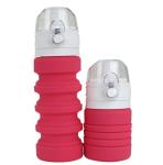 Leak Proof Collapsible Travel Water Bottle FDA Approved For Camping