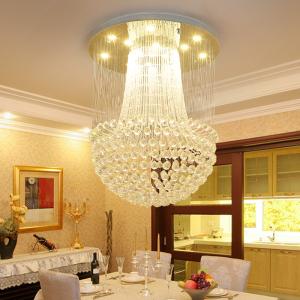 Wholesale Chrome crystal ceiling lights For Living room Bedroom light Fixtures (WH-CA-23) from china suppliers
