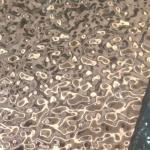Decoration Water Wave Stainless Steel Sheet Silver Polished SUS430 Width