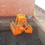 2 Rope Loading Wireless 12 Cubic Crane Grab Bucket