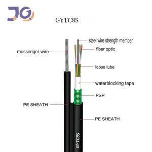 Wholesale 24 Core Figure 8 Fiber Aerial Cable With Messenger from china suppliers