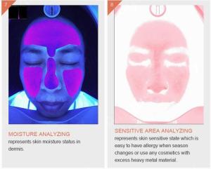 Wholesale Skincare Wrinkle Pigmentation Acne Skin Analyser Machine 3D Smart Quizzes from china suppliers