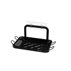 Wholesale Bathroom Organizer Suction Cup Iron Wire Rack Stainless Steel No Drilling Wall Mounted Shower Caddy Soap Dish from china suppliers