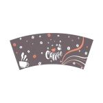 Custom Printed Disposable Coffee Paper Cup Fan 9oz Supply In China