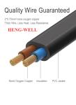 15A Rated USA Power Cord with NEMA 5-15P 18 AWG/16 AWG/14 AWG Wire PVC Jacket