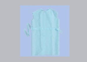 Wholesale Elastic / Knitted Cuff Disposable Safety Coveralls Medical Gown With V Collar And Pockets from china suppliers