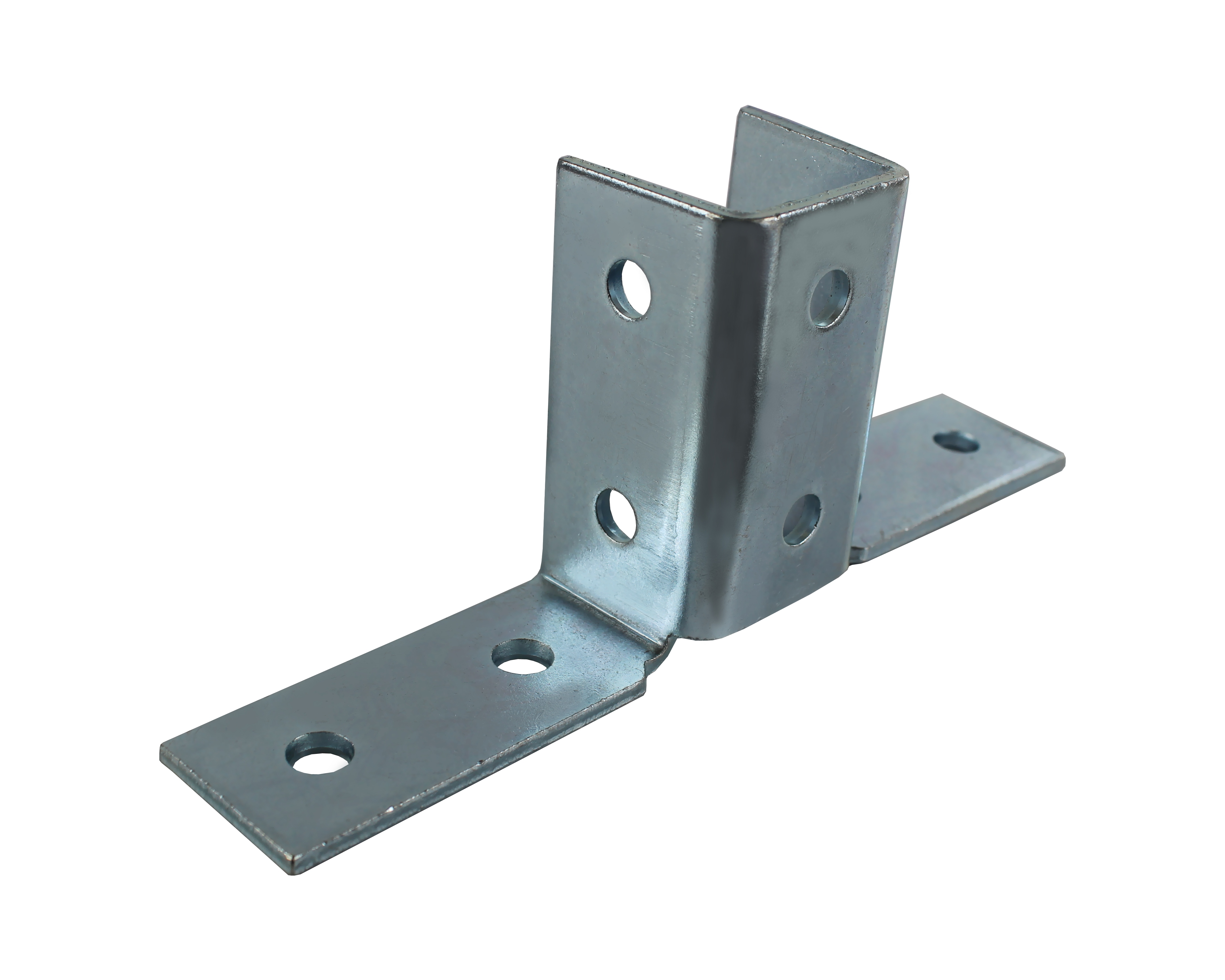 Standard Base Plate Steel Frame Connection Fitting For Channel 15-20Kg