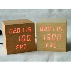Wholesale Square Shape Calendar Snooze Temperature Mulit Function Desktop Clock from china suppliers