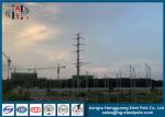 Hot Dip Galvanized Electrical Steel Pole For Power Distribution Equipment