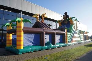 Wholesale Custom Made Inflatable Jungle Obstacle Course Flame Retardant from china suppliers