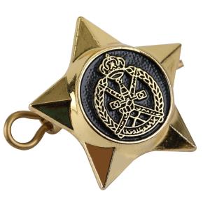 Wholesale Custom Logo Metal Button Badge With Safety Pin Oman Military Bullion Badges from china suppliers