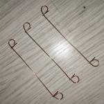 1000pcs Double Loop Copper Wire Ties 17 Gauge 5in ISO9001 Antiwear