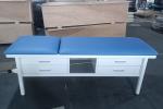 Adjustable Patient Examination Table 4 Drawers Paper Roll Holder For Medical