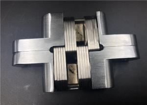 Wholesale Spring Closing Heavy Duty Concealed Hinges For Doors Satin Chrome 90° Location from china suppliers