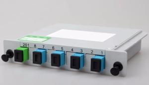 Wholesale Cassette Passive Fiber Optic Splitter 1X4 SC UPC PLC Plug In Type from china suppliers