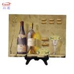 Customized Color 4mm Unbreakable Square Serving Tray Placemat for Glass Dining