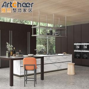 Wholesale Stainless Steel Italian Kitchen Cabinet With White Color Modular Size from china suppliers