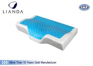 Wholesale Arctic Gel Contouring Memory Foam Bedroom Cool Bed Pillow OEM logo from china suppliers