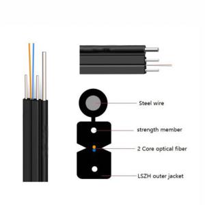 Wholesale GJYXCH FTTH Drop Cable Single Mode Figure 8 Fiber Optic Cable G657A1fiber flat cbale from china suppliers