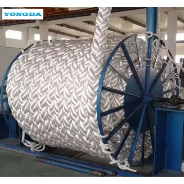 Polyamide Multifilament Fibre Nylon Braided Ropes High Tensile Strength 28mm