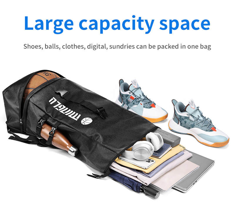 New Custom Logo School Sport Equipment Bag Volleyball Basketball Football Soccer Backpack