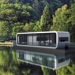 Wholesale Customized Color Apple Cabin Luxury Prefab Outdoor Space Capsule Home for End Clients from china suppliers