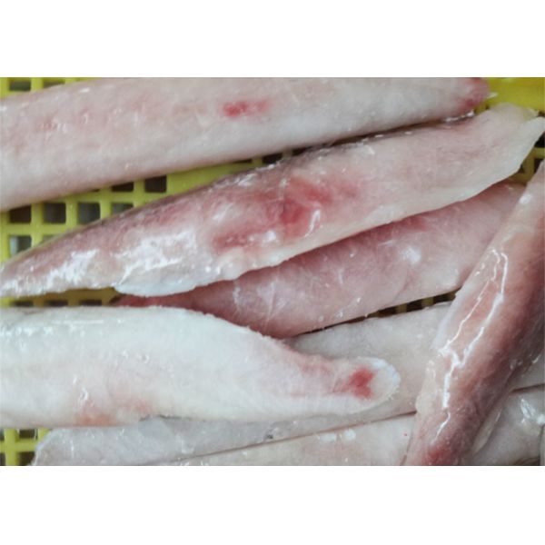 Brc Haccp Frozen Monkfish Tail IQF freezing process 50g - 80g Size
