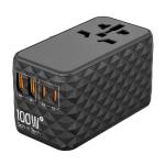 100W Universal Travel Adapter International Worldwide Power Adapter For USA EU