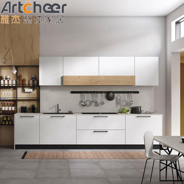 Modern Kitchen Cabinets with Wall Cabinet Shelf Storage and E0 Grade Wood