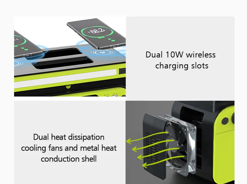 OEM ODM LiFePO4 lithium battery 500w Portable Solar Power Station Generator Lithium With LED Display