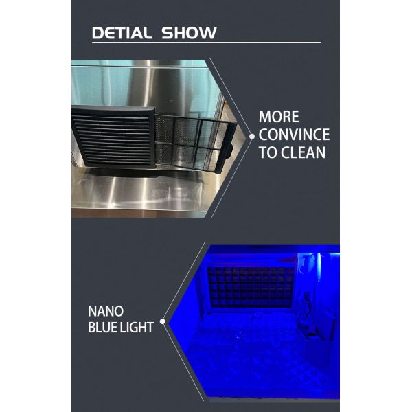 100kg/24h Air Cooled Cube Ice Making Machine With Digital Control Bar Counter Ice Maker