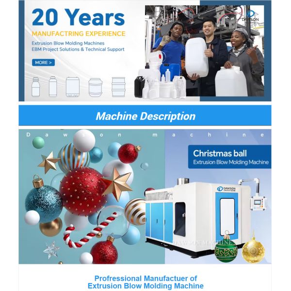 Simple Operation Christams Ball Making Automatic Blow Moulding Machine