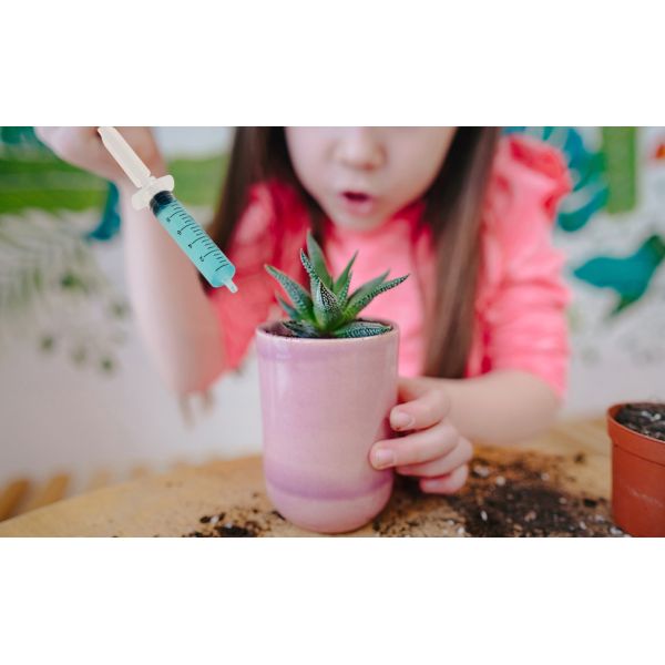 10ml Syringes 100 Pack Plastic Small Syringe with Tip Cap, Measuring Syringe, Oral Syringe Scientific Labs, Feeding