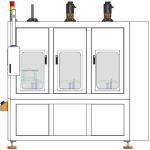 Three Positions Servo Hot Plate Welding 900mm2 Hot Riveting Machine