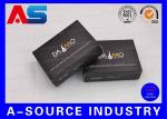 Black Hot Stamp Embossed Gold Foil Pharmaceutical Packaging Box For Hormone Sex