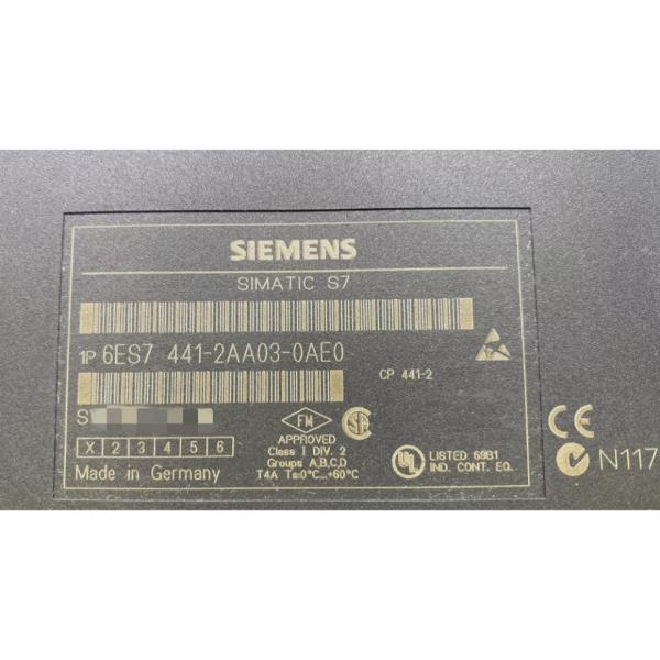 SIEMENS 6ES7441-2AA03-0AE0 SIMATIC S7-400, CP 441-2 COMMUNICATIONS MODULE FOR