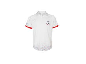 Wholesale 100% Polyester Men Short Sleeve Polo Shirts Gradient Color Pattern from china suppliers