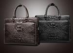 Crocodile leather men's handbag fashion new one-shoulder slant across business