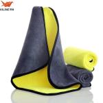 Large Coral Fleece Car Towel Thick Microfiber Car Towel Non-Abrasive